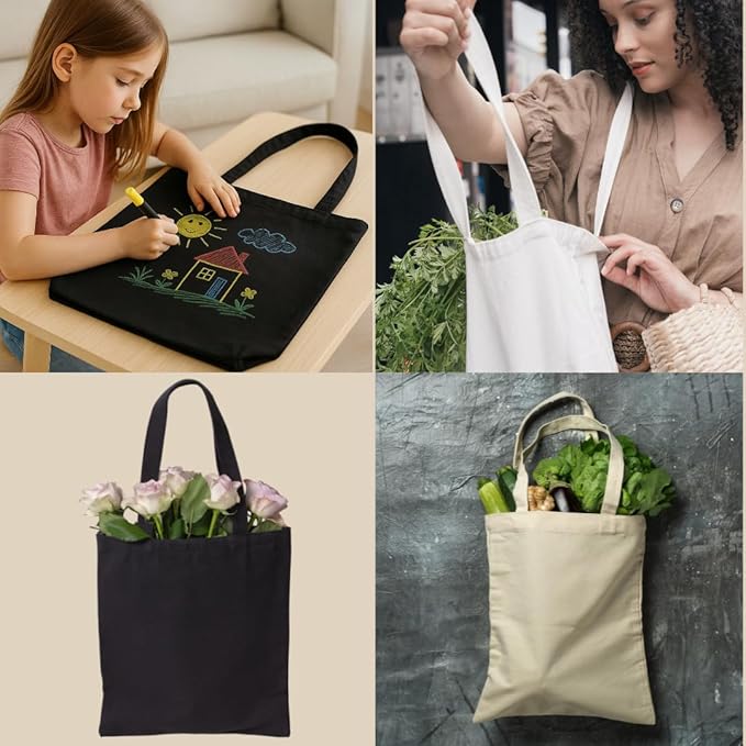 Plain Cotton Canvas Tote Bag