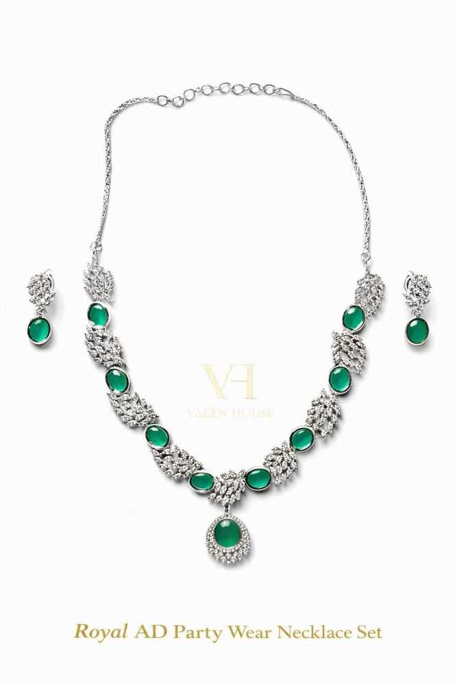 Royal AD Party Wear Necklace Set