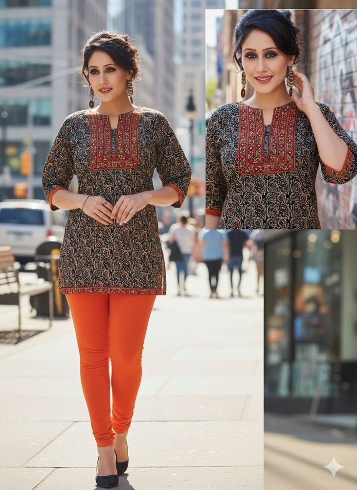 Reyon Print Fabric Top - Color: Maroon