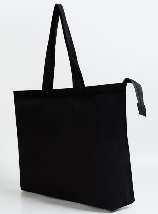 Canvas Tote Bag with Zipper
