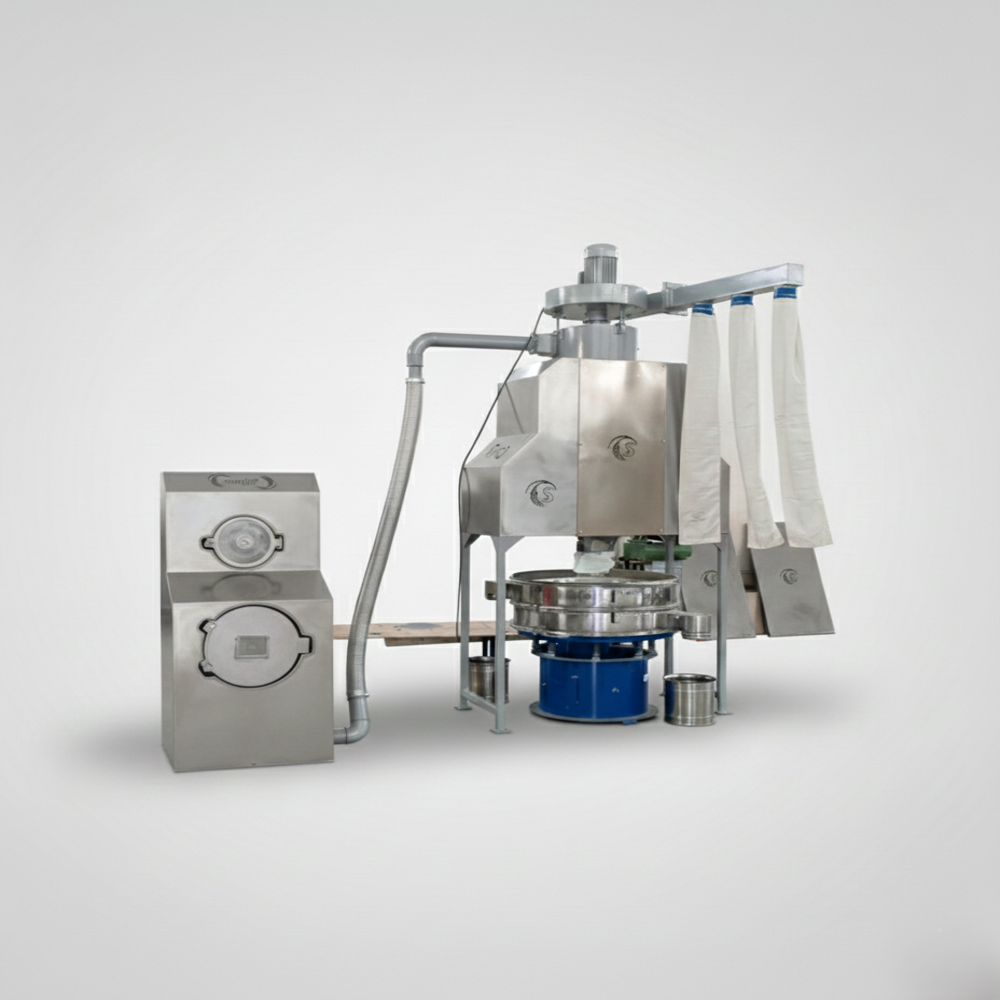 20 HP THREE CHAMBER SS MASALA PULVERIZER