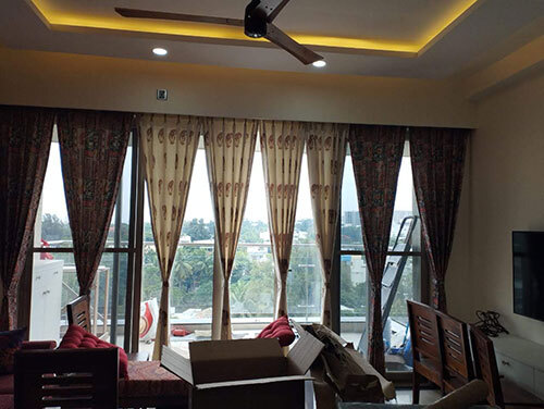 Balcony Curtains - Color: Light Brown