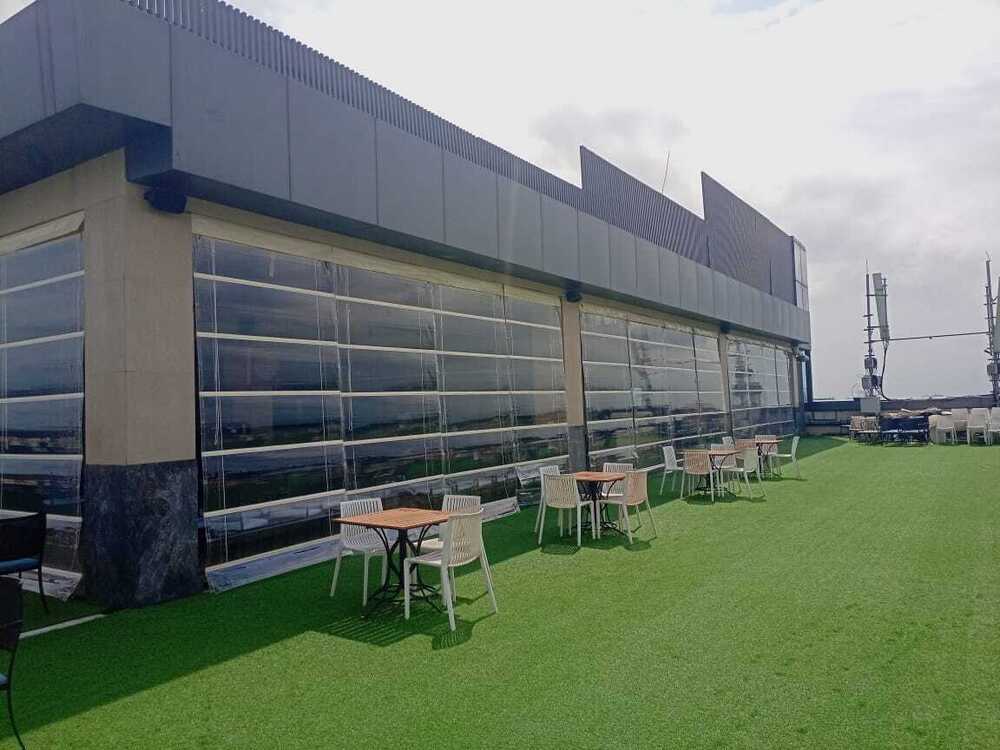 Transparent Monsoon Blinds - Material: Fabric
