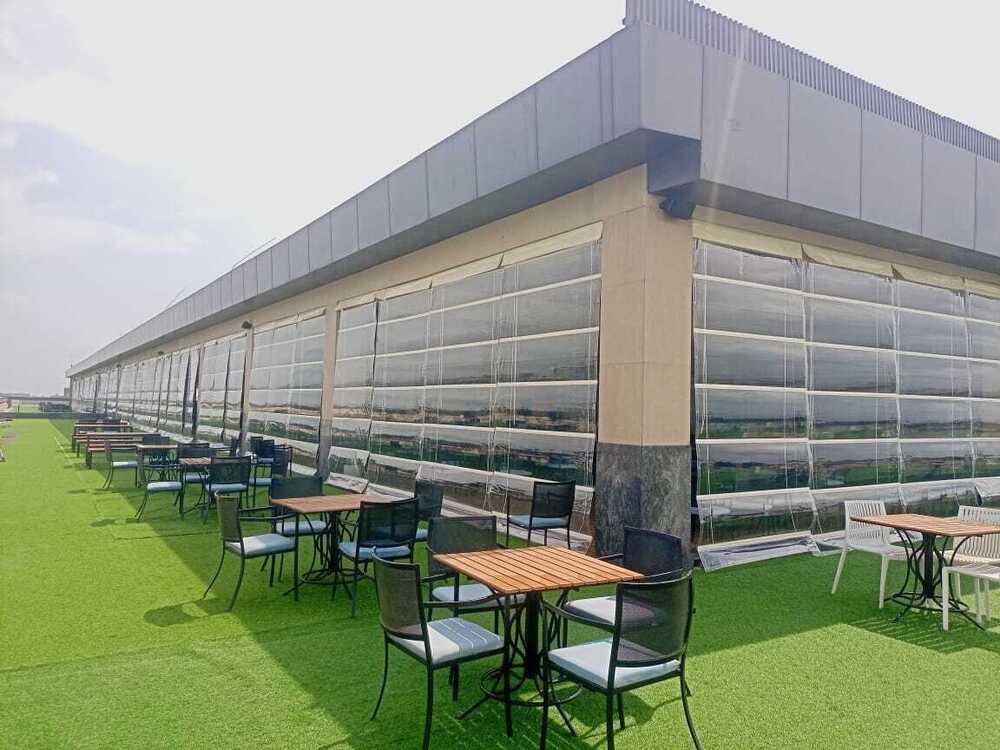 Transparent Monsoon Blinds - Material: Fabric