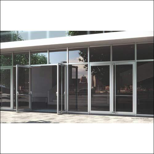 Toughened Glass Automatic Sliding Door - Application: Office