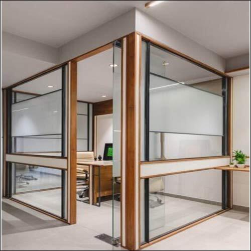 Sliding Glass Bathroom Partition