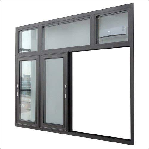 Residential Aluminium Window - Color: Black