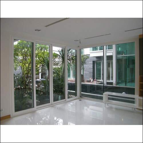 Sliding Glass Bathroom Partition