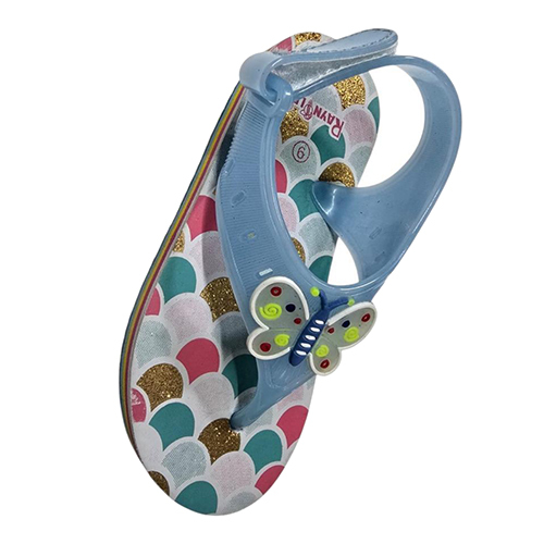 Blue Butterfly Kids Slippers