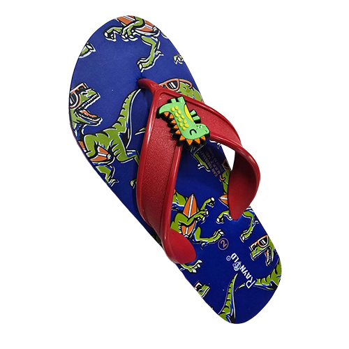 Dino Red Slippers
