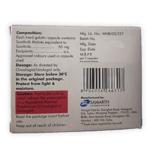 Sunisam 50 mg Capsule