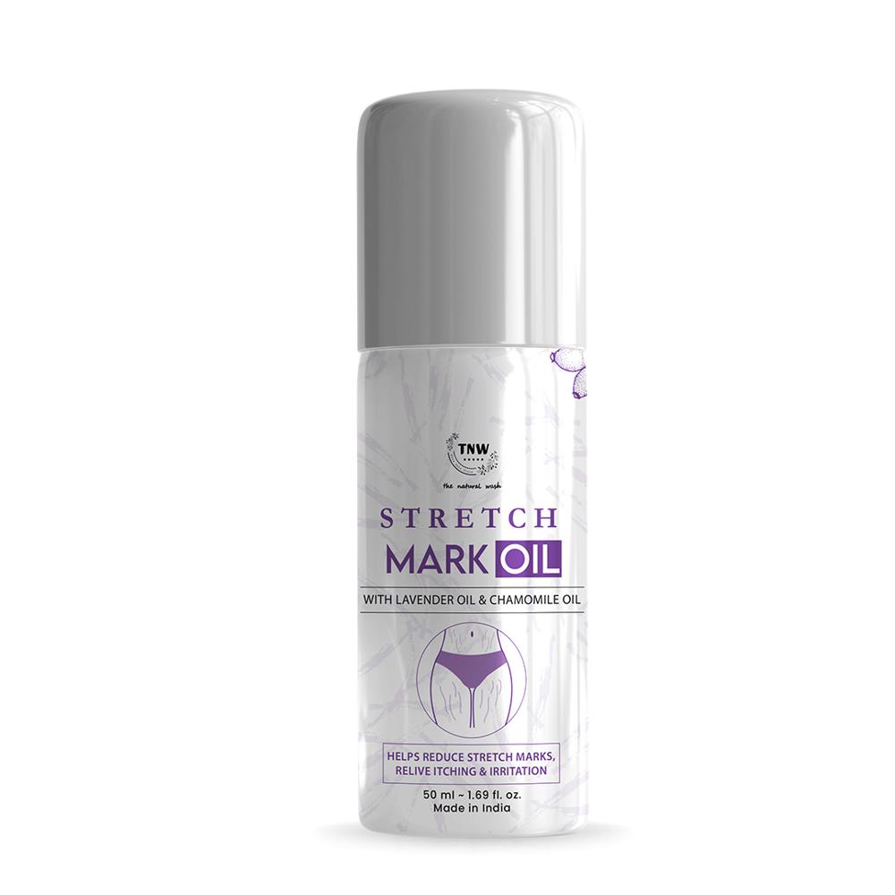 TNW - The Natural Wash Stretch Mark Oil with Roll On for Reducing Scars & Pigmentation