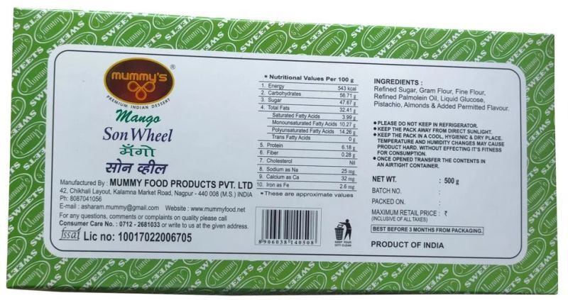 Mango Soan Wheel - Carbohydrate: 63.52 Percentage ( % )