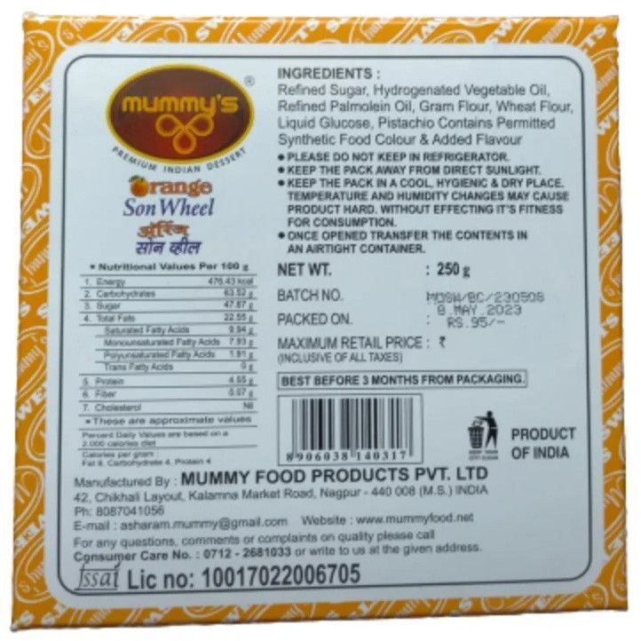 Orange Soan Wheel - Feature: Easily Digestible