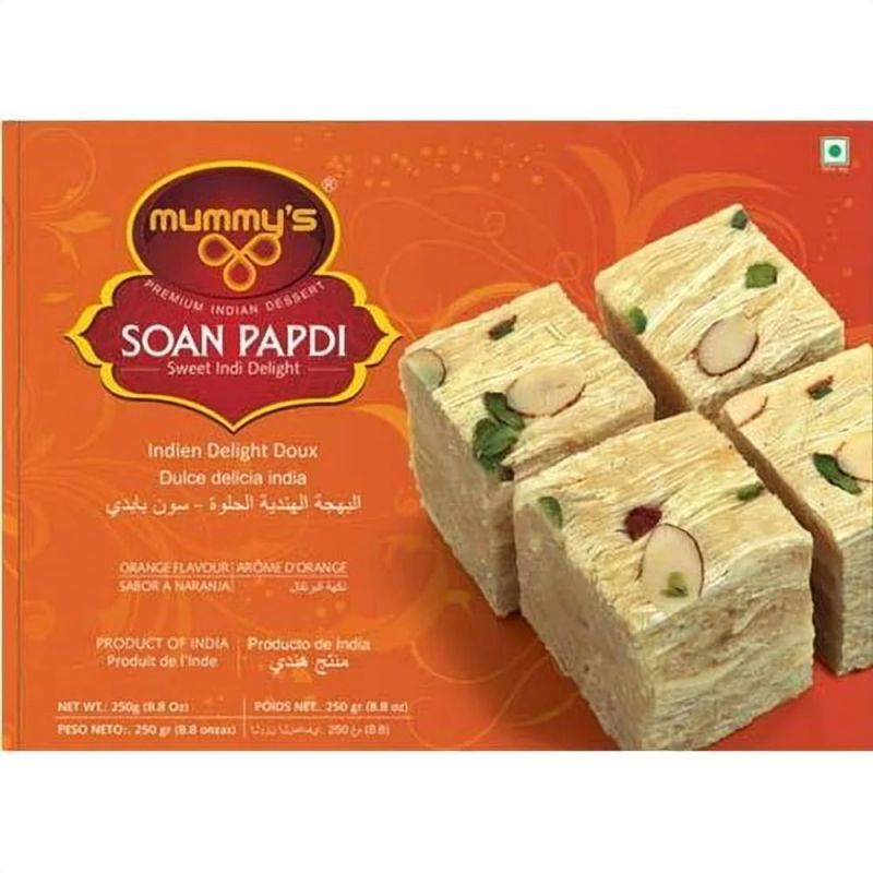 Orange Soan Papdi