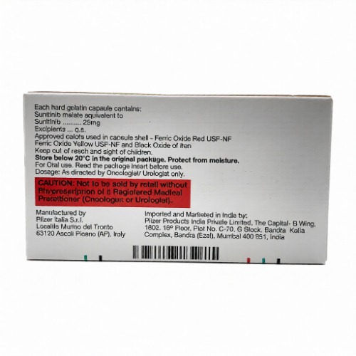 Sutent 25 mg Capsule