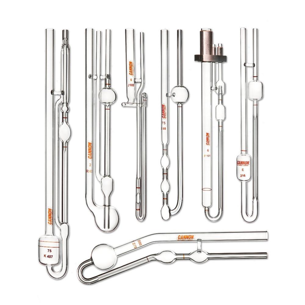 Borosilicate Glass Viscometer U Tube BS/U, For Laboratory 0.9-3mm