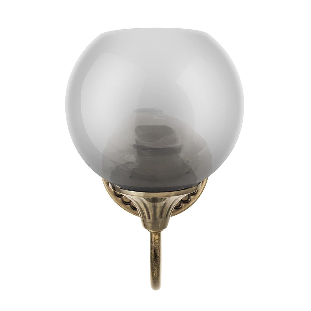 Wipro Decorative Light with Smokey Glass & Brush Antique Nickel Design