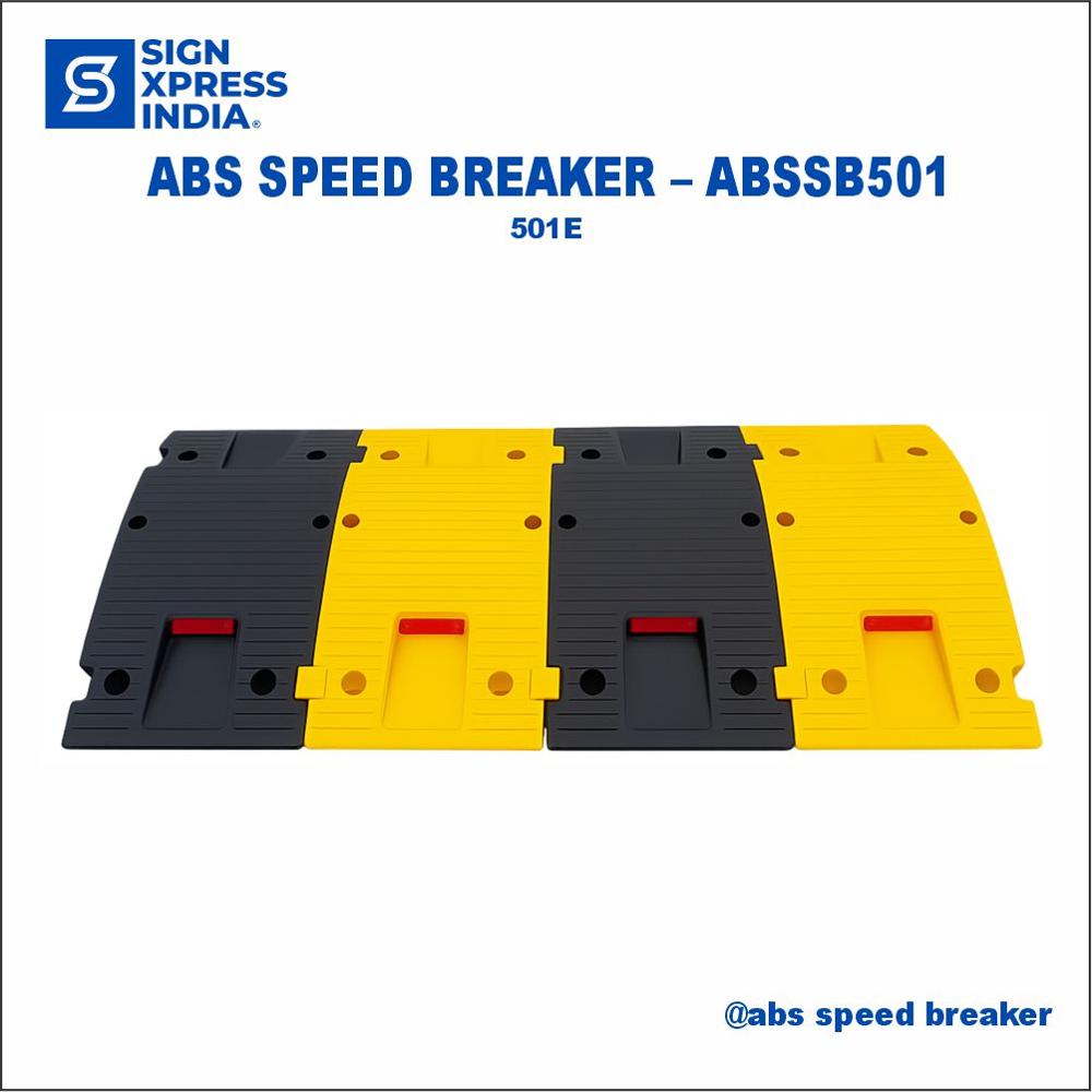 Abs Plastic Speed Breaker - 501e - Color: Yellow And Black