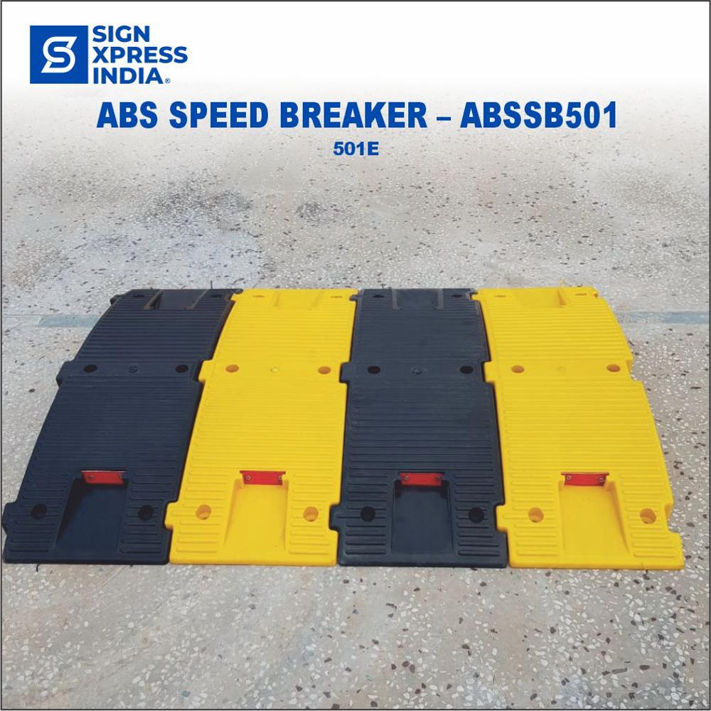 Abs Plastic Speed Breaker - 501e - Color: Yellow And Black