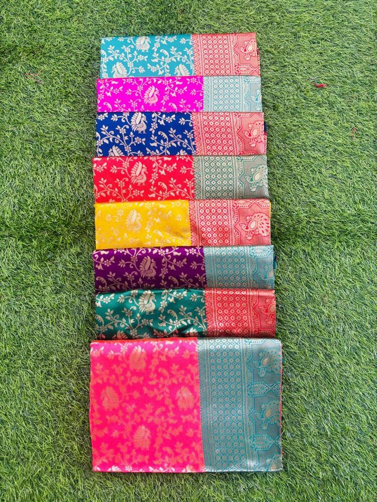 FANCY PARTY WEAR BANARSHI SAREE
