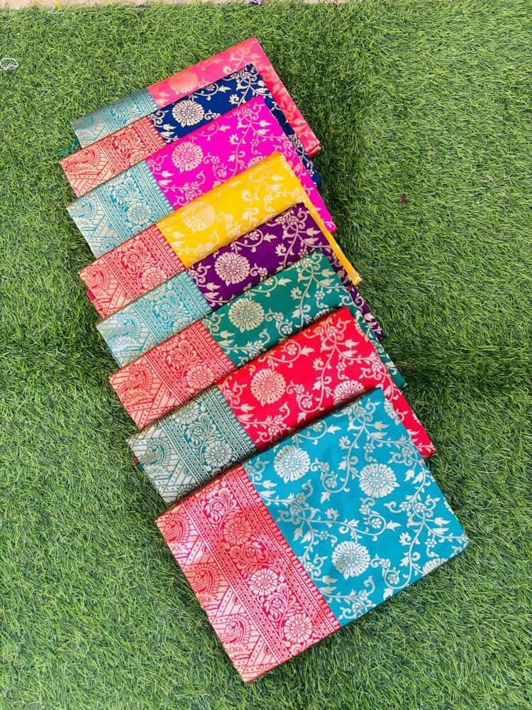 FANCY PARTY WEAR BANARSHI SAREE