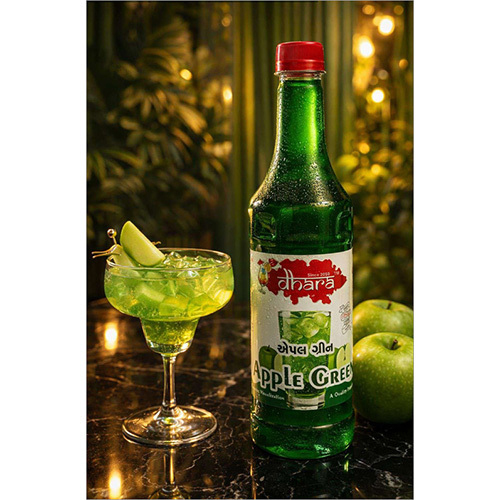 Green Apple Flavoured Syrup - Physical Form: Liquid