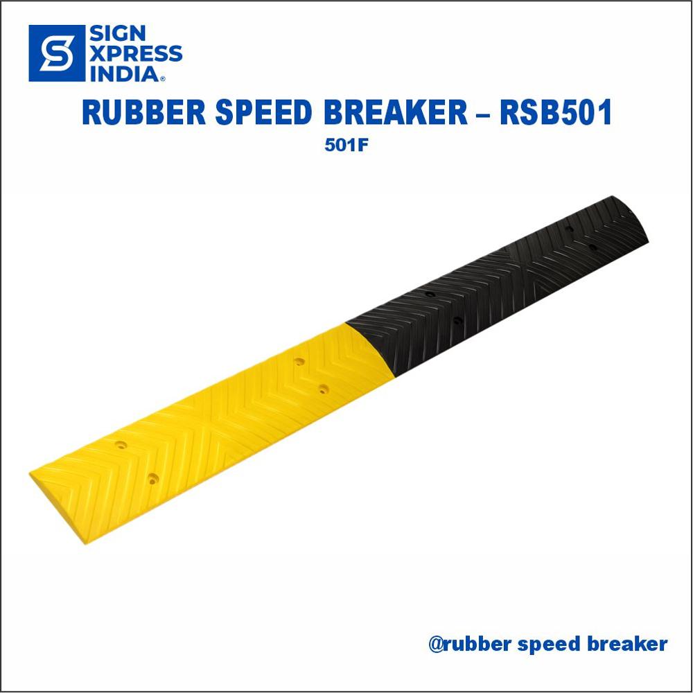 Rubber Rumbler Strips - 501F - Color: Yellow And Black