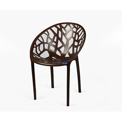 Namo Platinum Chair - With arm Crystal BLK