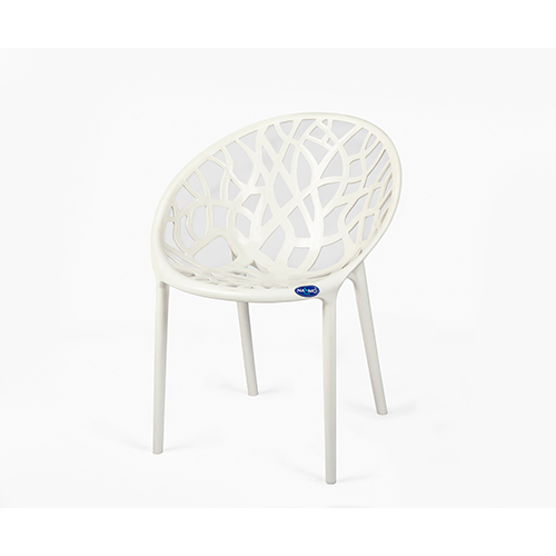 Namo Platinum Chair - With arm Crystal BLK