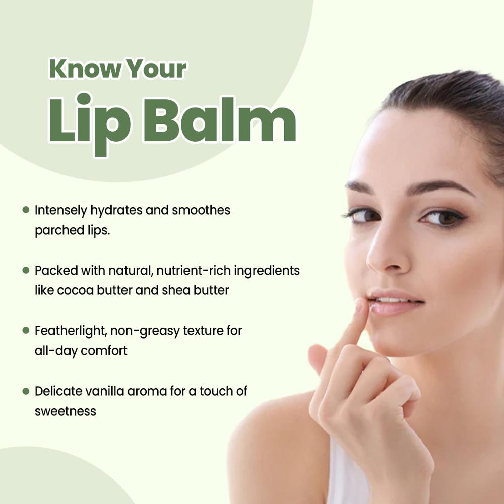 Alglaze Lip Balm With Jojoba Oil & Shea Butter | Hydrates, Softens & Adds Natural Shine