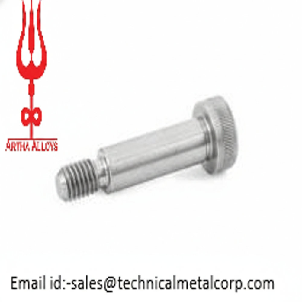 Ss 304 Shoulder Bolt - Stainless Steel, Gray Color, Powder Coated Finish | Ideal For Industrial Applications In Construction