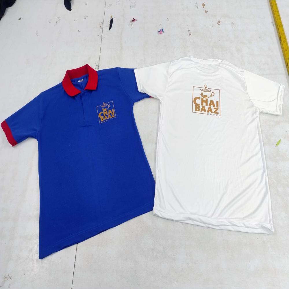White Round Neck Promotional T Shirt