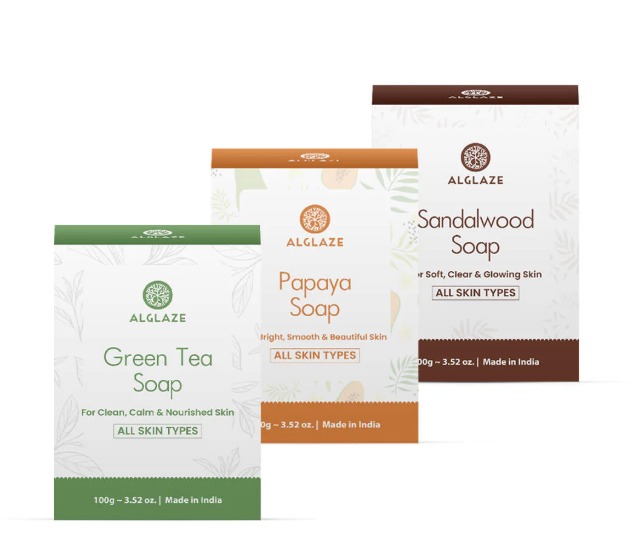 Combo - PAPAYA + GREEN TEA + SANDAL WOOD SOAP