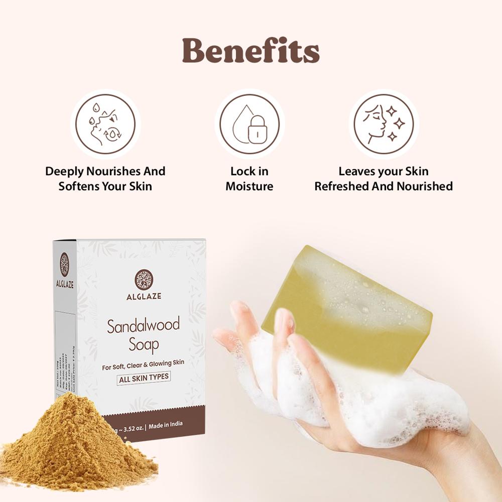 Combo - PAPAYA + GREEN TEA + SANDAL WOOD SOAP