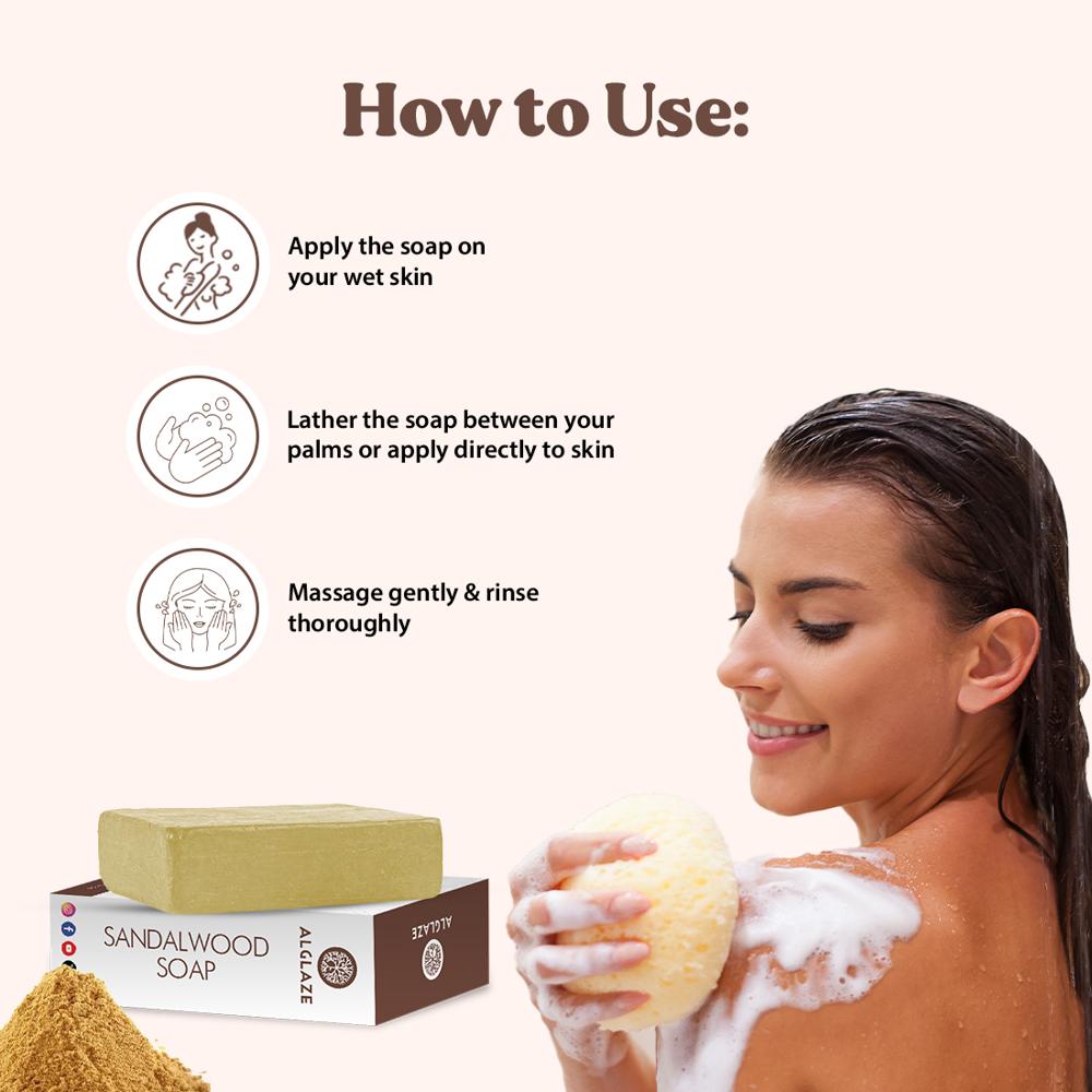 Combo - PAPAYA + GREEN TEA + SANDAL WOOD SOAP