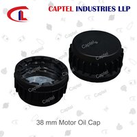 38 Mm Motor Oil Cap - Color: Black