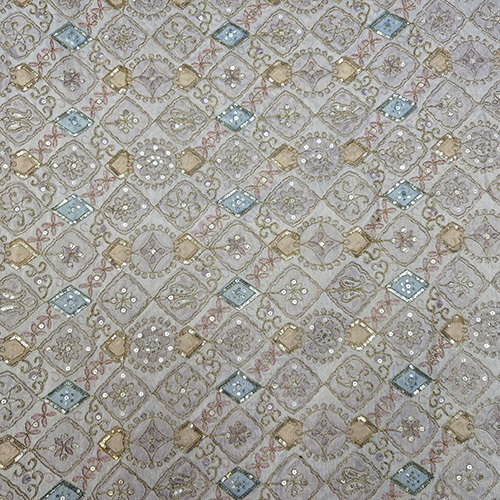 Cosmos Coading Postion Print Fabric