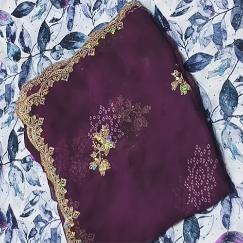 Tora Trending Bandhni Dupatta Fabric