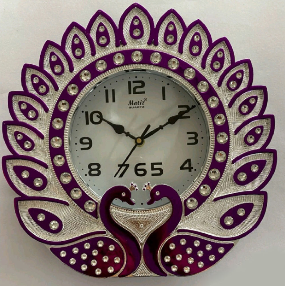 Mr1 11X11 Decorative Analog Wall Clock - Color: Multicolor