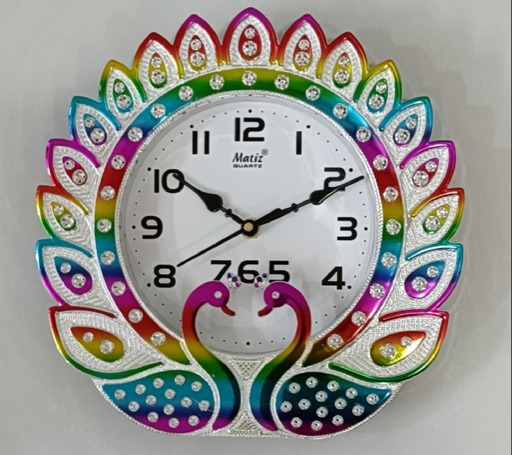 MR3 9.5x9.5 Round Analog Wall Clock