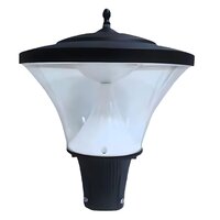 Crompton Cbp-610-40-57-sl-ca-nbk 40w Post Top Led Aluminum Lantern - Color: Cdl