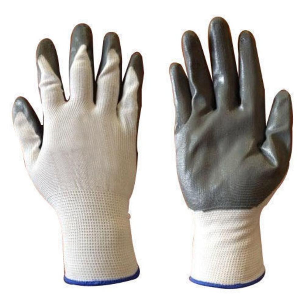 Nitrile Coated Gloves - Nitrile Material, Full Finger Style, Multicolor | Breathable, Oil And Chemical Resistant, Perfect Stitching, Lightweight