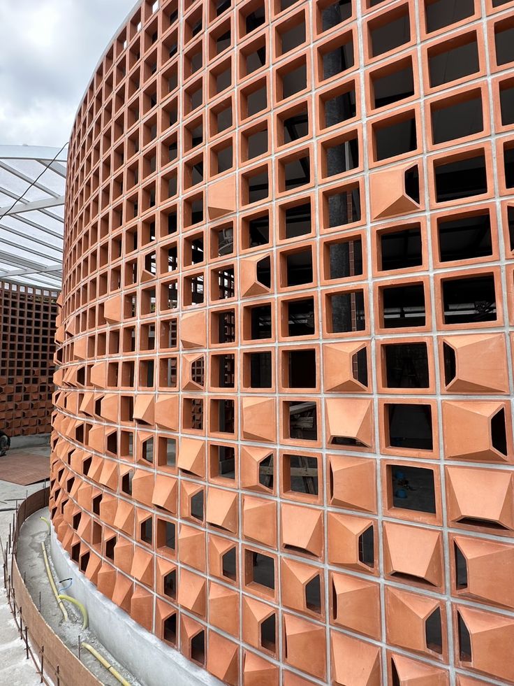 Square Terracotta Jali