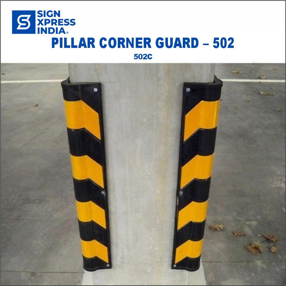 Pillar Corner Guard - 502c - Body Material: Rubber