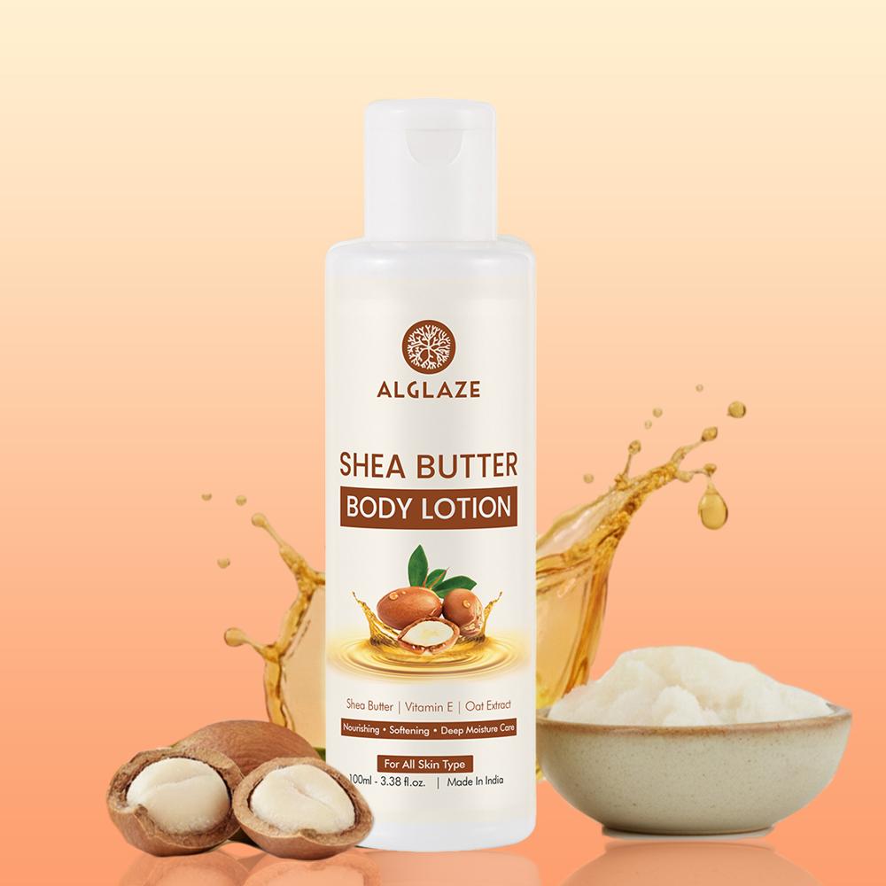 Alglaze Shea Butter Body Lotion 100ml - Characteristics: 100% Herbal