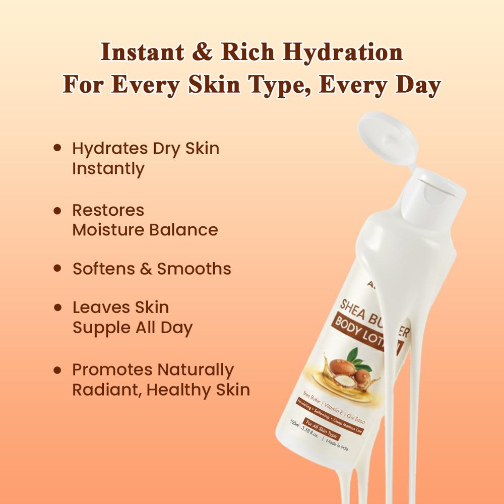 ALGLAZE SHEA BUTTER BODY LOTION 100ML