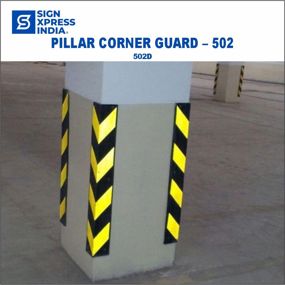 Pillar Corner Guards - 502d - Body Material: Rubber