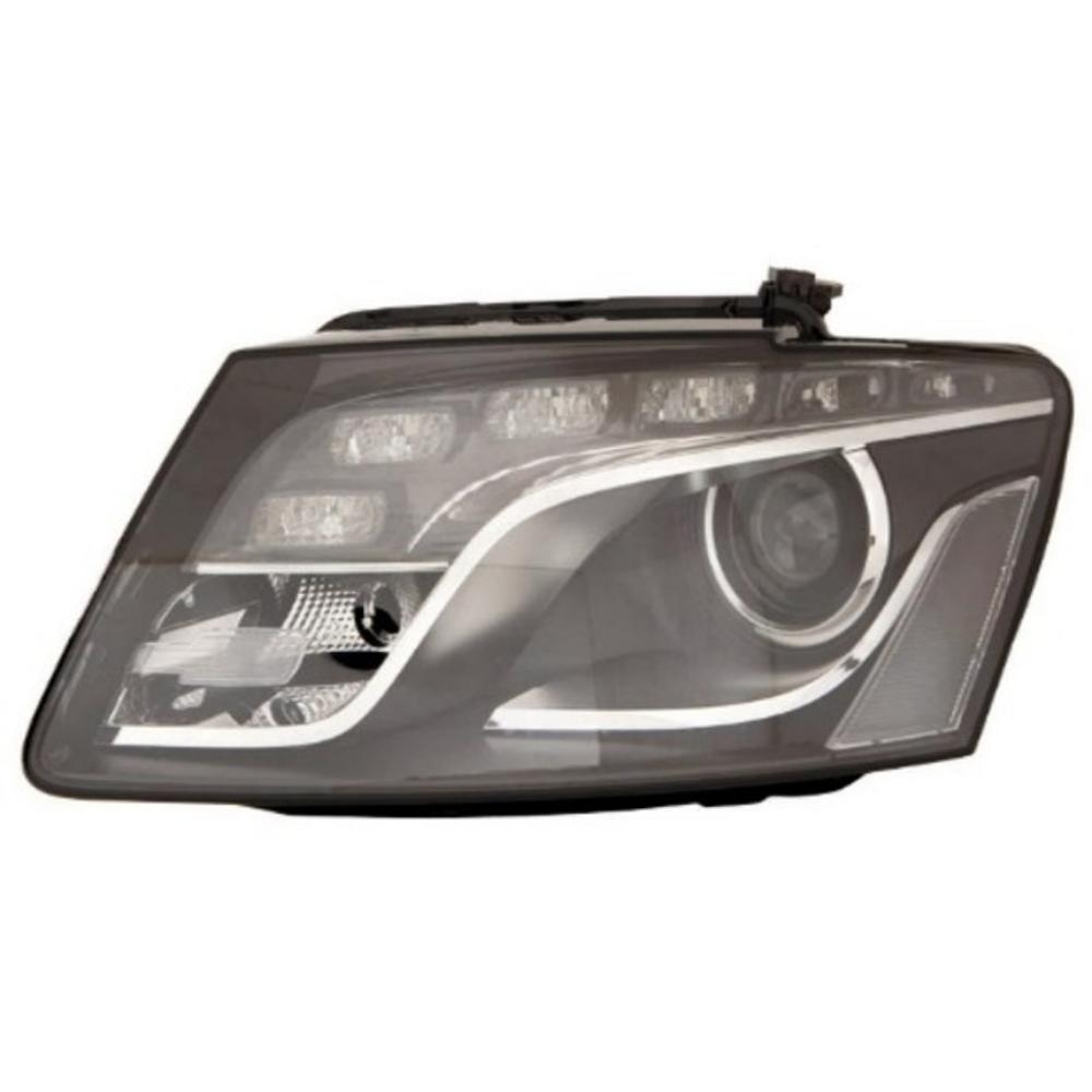 Headlight Assembly For Audi Q5 (2008-12) (hid+led) T-1 - Body Material: Plastic
