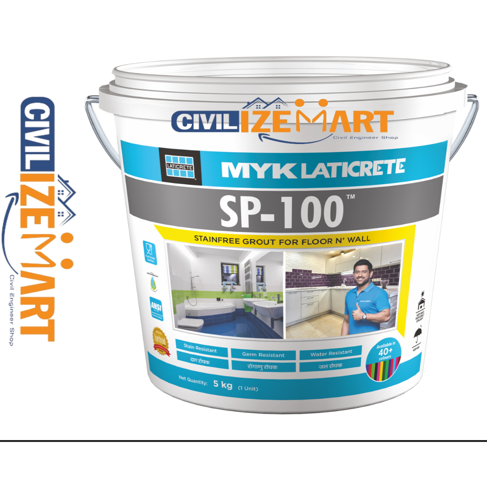 MYK LATICRETE LATAPOXY SP-100 (5KG) TILE JOINT,STAIN FREE GROUT